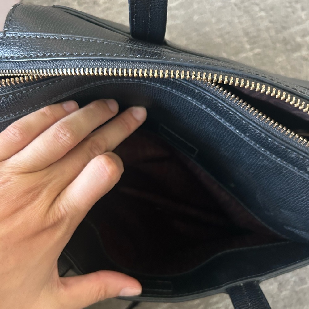 Henri Bendel Black Leather Bag - Picture 8 of 11